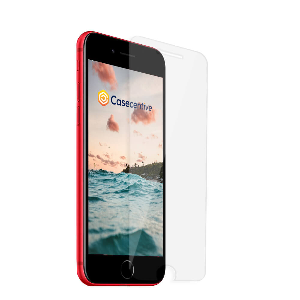 Casecentive Glass Screenprotector 2D iPhone 7 / 8 / SE 2020 Top Merken Winkel